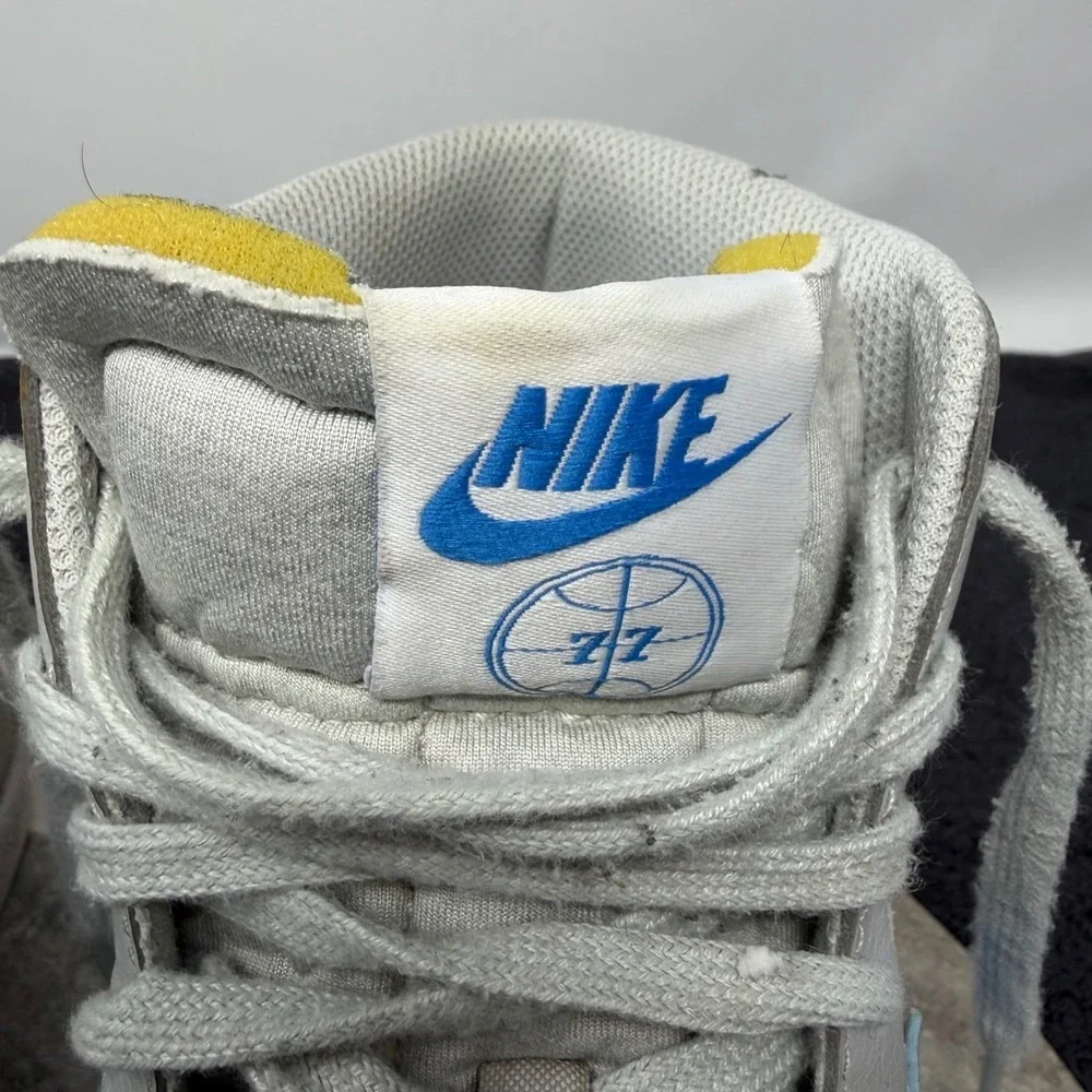 Nike Blazer Mid 77 Vintage‎ Grey Blue Basketball Shoes Mens Size 11